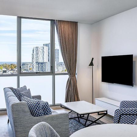 Meriton Suites Liverpool Kültér fotó Living room